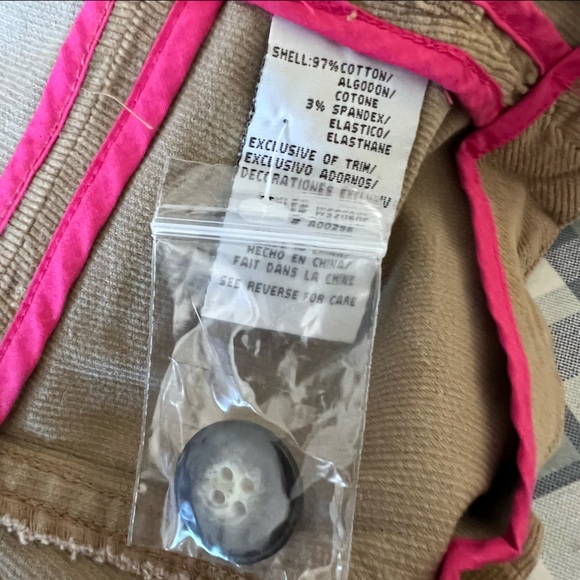 New True meaning corduroy embroidered floral jacket size Large New With Tags A7 - Picture 12 of 16